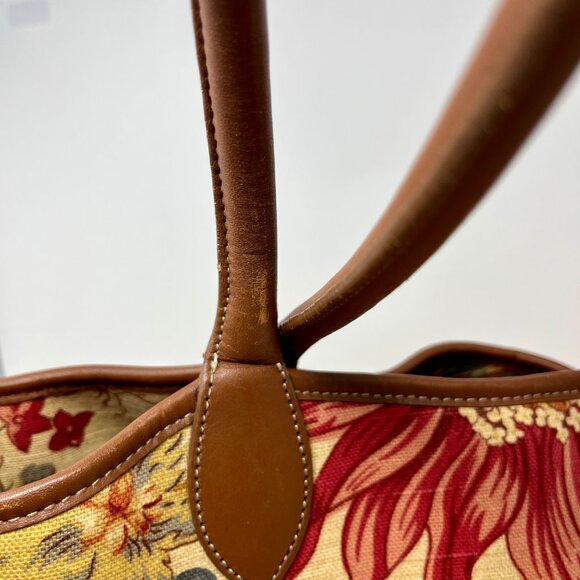 Talbots Floral Canvas Tote & Wristlet Set - Picture 7 of 16